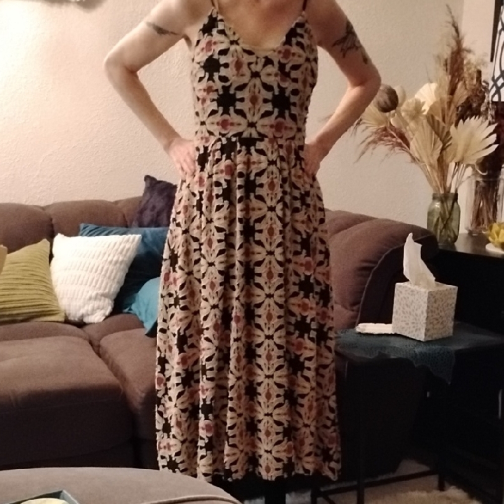 Floral Spaghetti Strap Dress